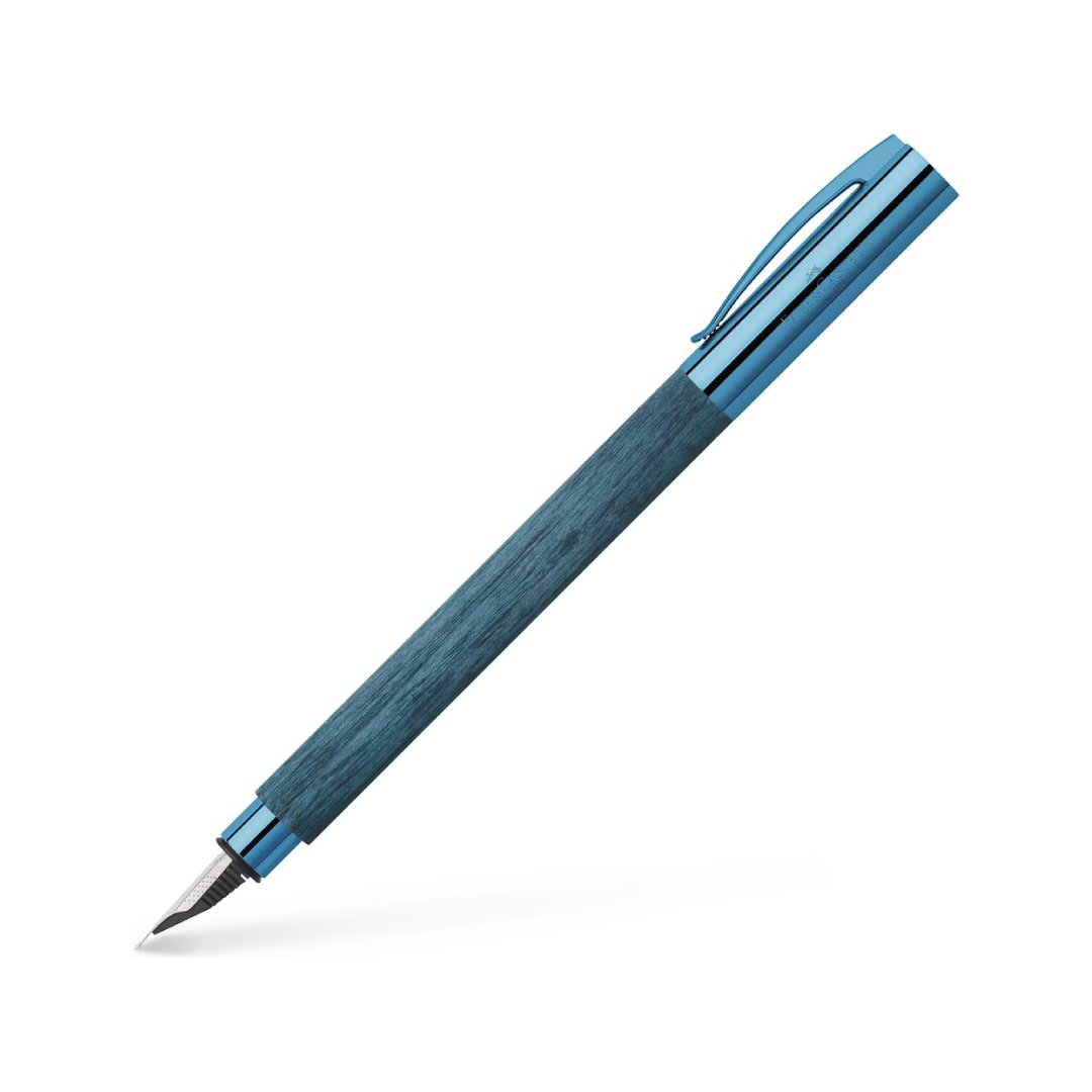 Faber-Castell Ambition Fountain Pen Blue Wood