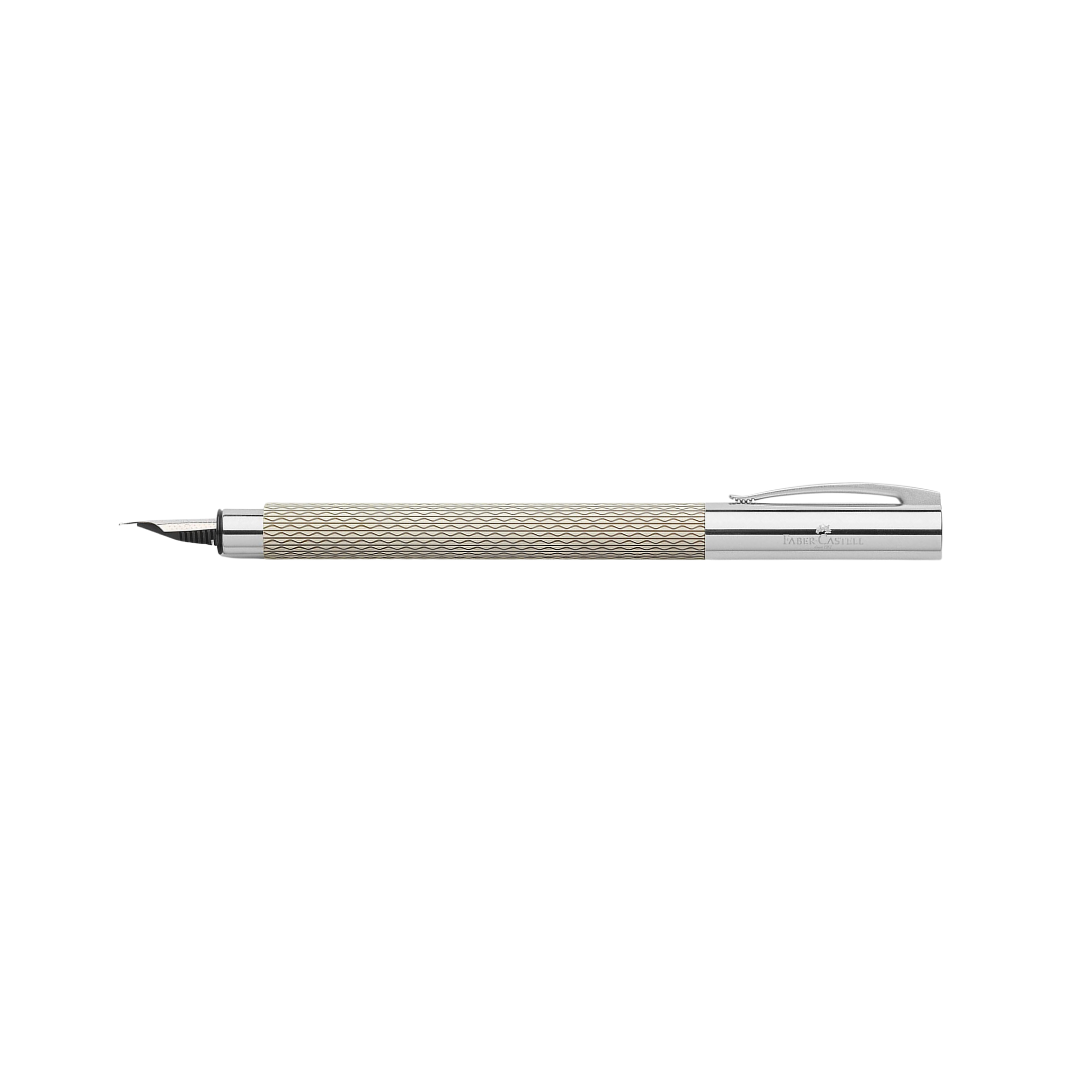 Faber-Castell Ambition Fountain Pen Opart White Sand — Faber-Castell fountain pen — precision nib writing instrument, at Cityluxe Singapore stationery store