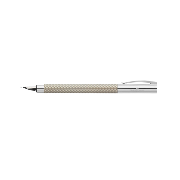 Faber-Castell Ambition Fountain Pen Opart White Sand — Faber-Castell fountain pen — precision nib writing instrument, at Cityluxe Singapore stationery store