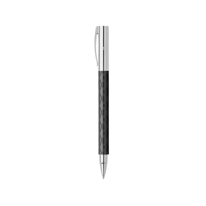 Faber-Castell Ambition Rollerball Pen Rhombus Black — Faber-Castell rollerball pen — fluid gel ink writing instrument, at Cityluxe Singapore