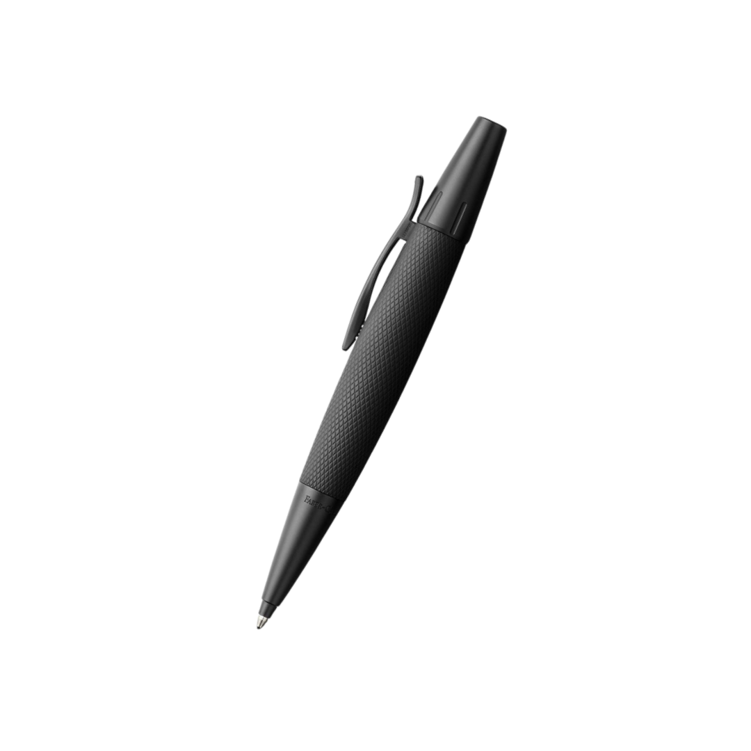thumbnail image 2 of Faber-Castell E-Motion Pure Black Ballpoint Pen - Twist Mechanism, High-Quality Executive Pen 2 of 5