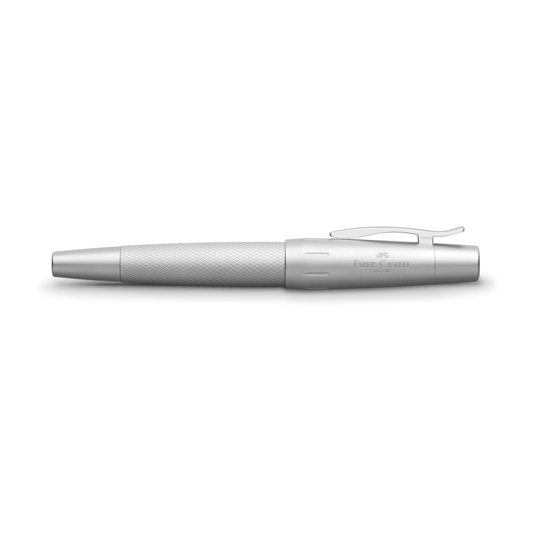 Faber-Castell Emotion Fountain Pen Pure Silver Anodized Aluminum