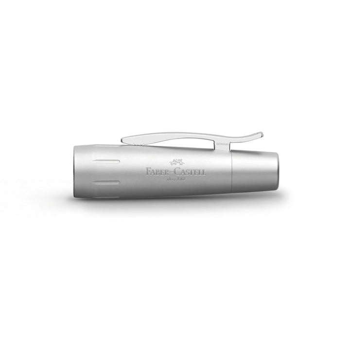 Faber-Castell Emotion Fountain Pen Pure Silver Anodized Aluminum