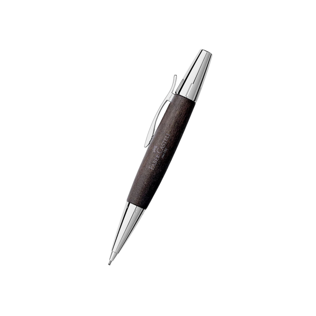 Faber-Castell Emotion Twist Pencil Pearwood Black Chrome Metal