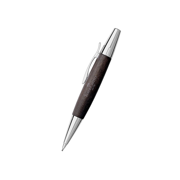 Load image into Gallery viewer, Faber-Castell Emotion Twist Pencil Pearwood Black Chrome Metal
