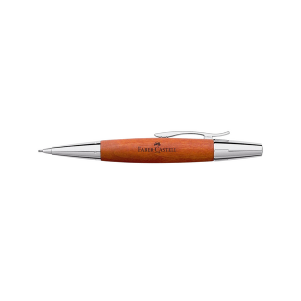Load image into Gallery viewer, Faber-Castell Emotion Twist Pencil Pearwood Brown Chrome Metal
