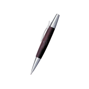 Faber-Castell Emotion Twist Pencil Pearwood Dark Brown Chrome Metal