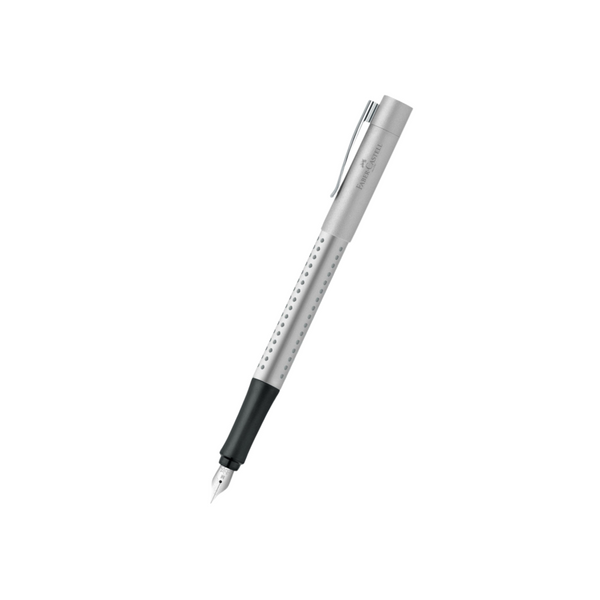 Load image into Gallery viewer, Faber-Castell Grip 2011 Fountain Pen Silver
