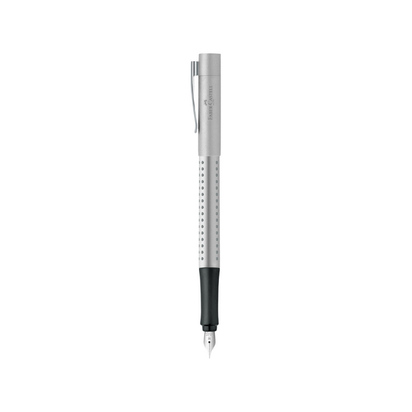 Load image into Gallery viewer, Faber-Castell Grip 2011 Fountain Pen Silver
