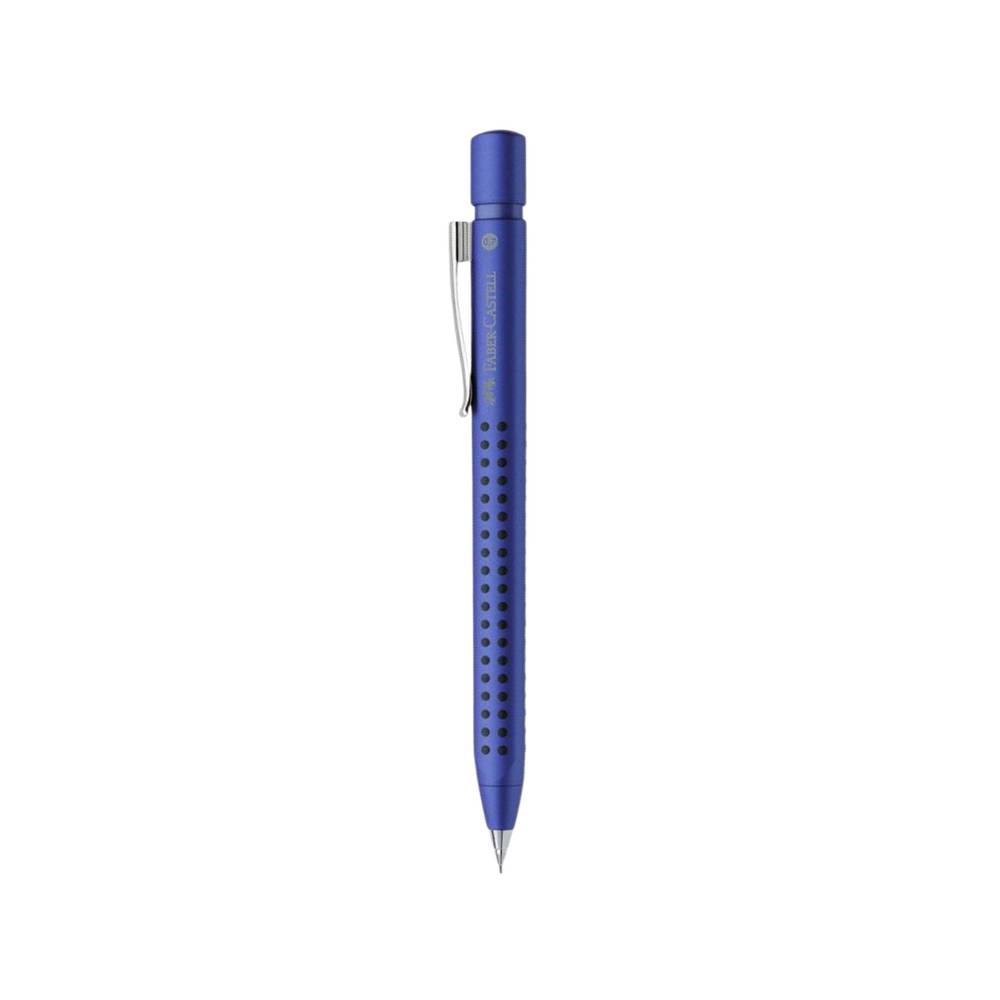 Faber-Castell Grip 2011 Mechanical Pencil (0.7mm) Metallic Blue — Faber-Castell mechanical pencil — precision drafting and writing pencil, at Cityluxe Singapore