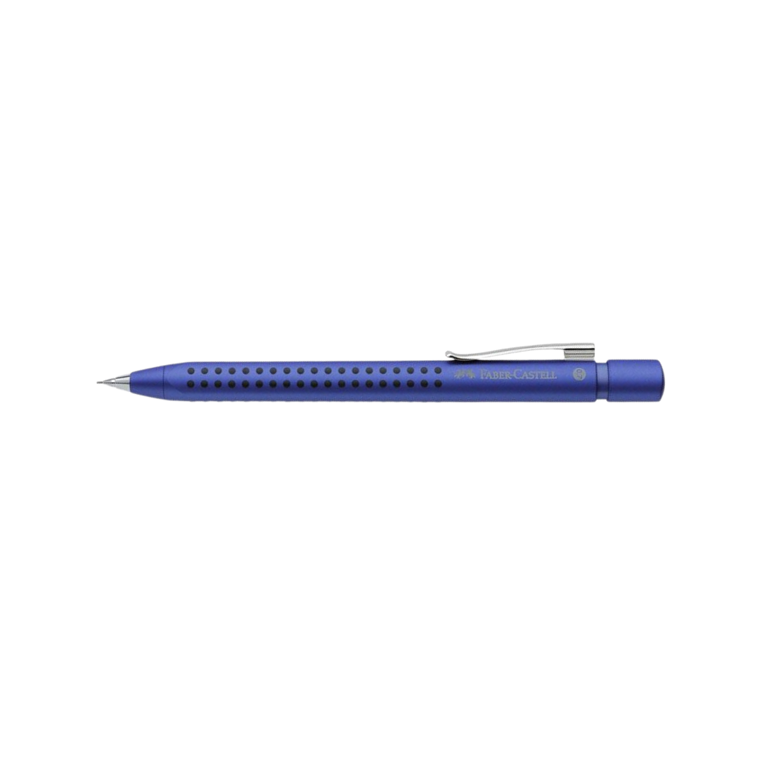 Faber-Castell Grip 2011 Mechanical Pencil (0.7mm) Metallic Blue — Faber-Castell mechanical pencil — precision drafting and writing pencil, at Cityluxe Singapore