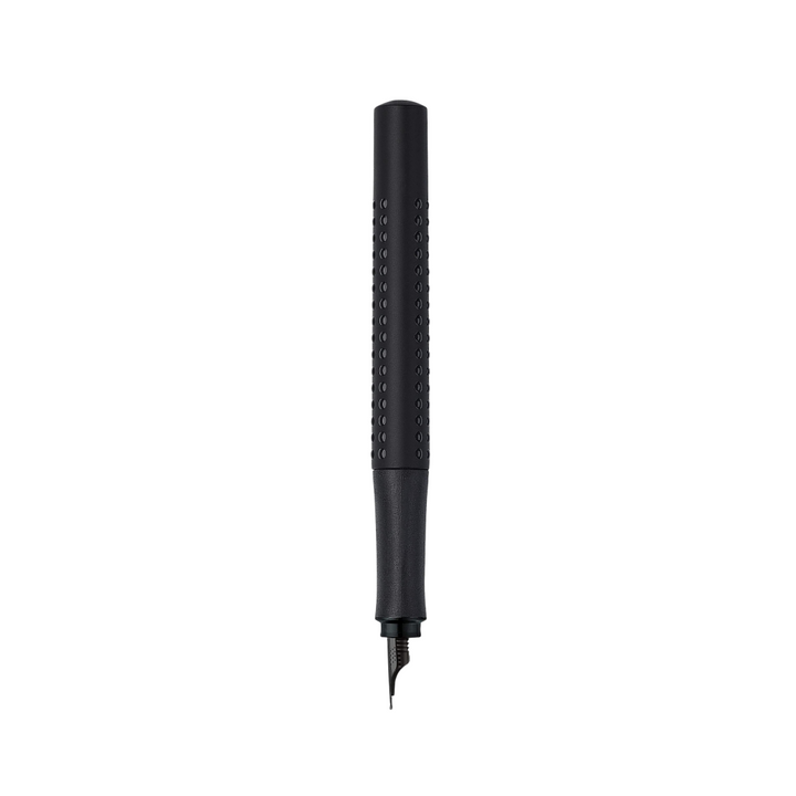 Faber-Castell Grip Edition Fountain Pen All Black (FPD 2024) — Faber-Castell fountain pen — precision nib writing instrument, at Cityluxe Singapore stationery store