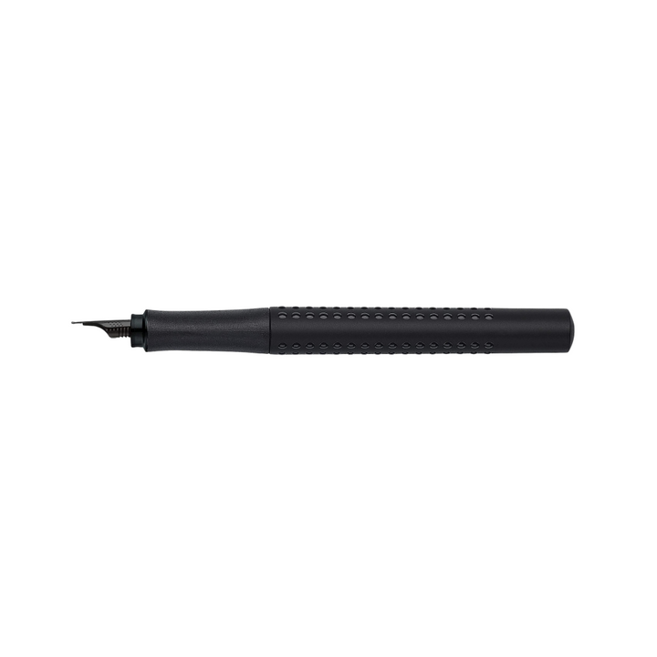 Faber-Castell Grip Edition Fountain Pen All Black (FPD 2024) — Faber-Castell fountain pen — precision nib writing instrument, at Cityluxe Singapore stationery store