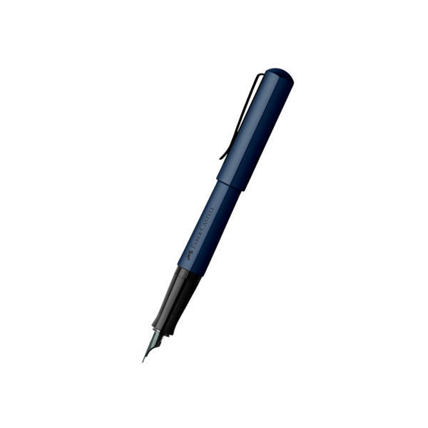 将图片加载到图库查看器，Faber-Castell Hexo Blue Fountain Pen
