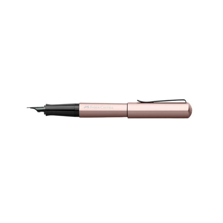 Faber-Castell Hexo Fountain Pen - Rose — with packaging