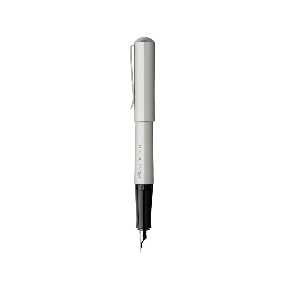 Faber-Castell Hexo Silver Matt Fountain Pen