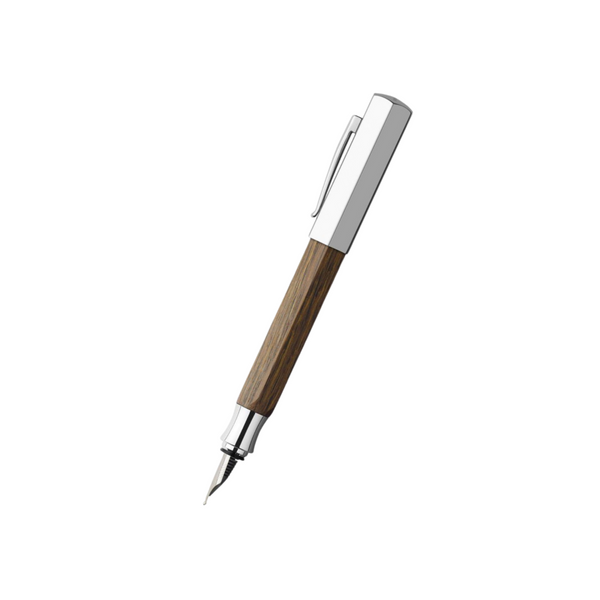 Load image into Gallery viewer, Faber-Castell Ondoro Fountain Pen Smoked Oak
