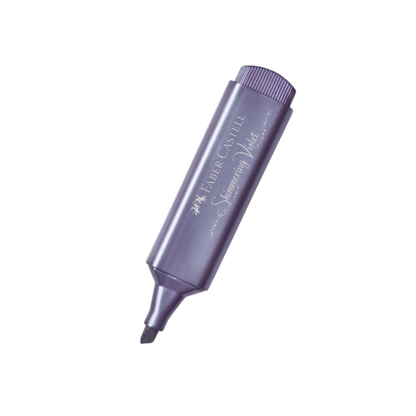 将图片加载到图库查看器，Faber-Castell Highlighter TL 46 Metallic Shimmering Violet
