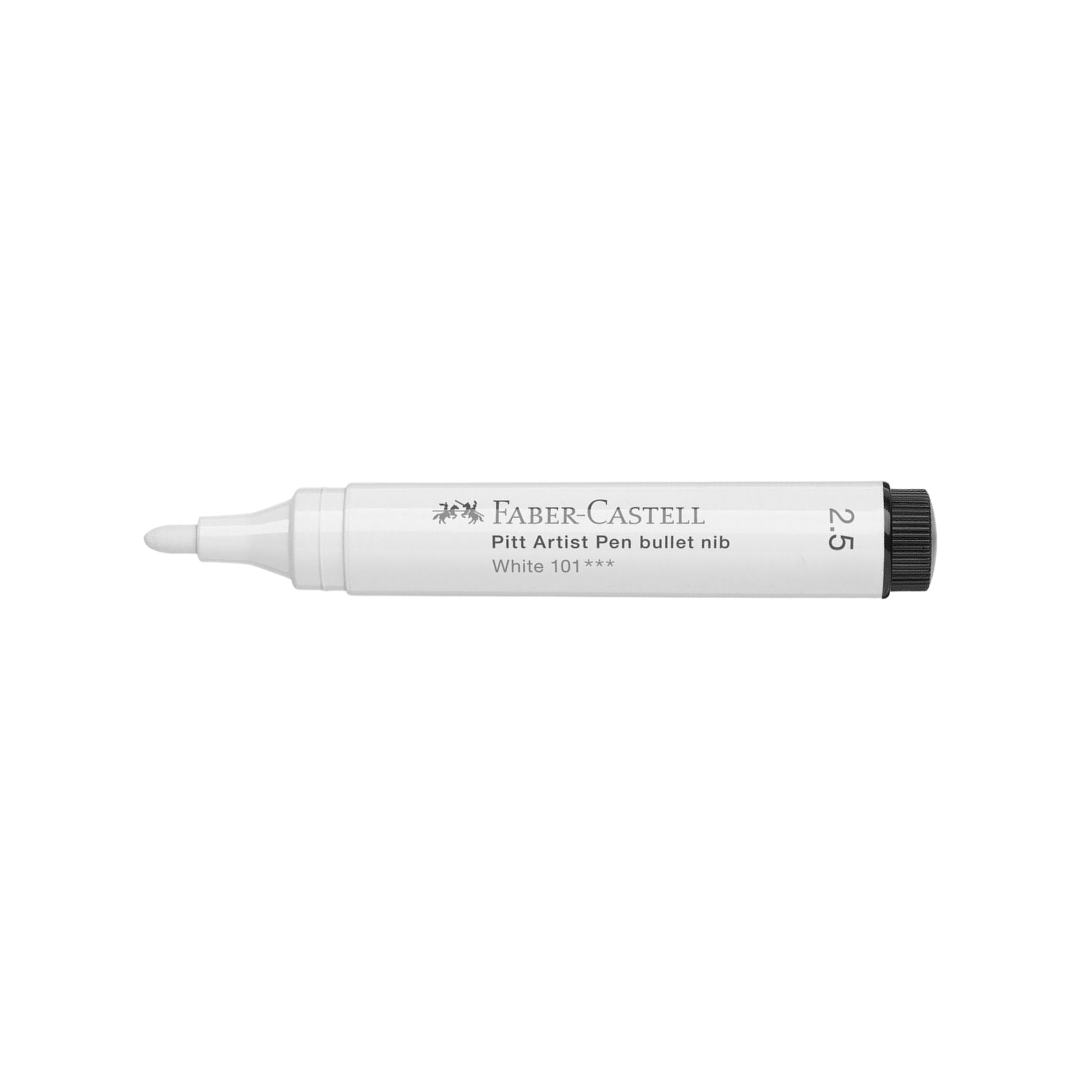 Faber-Castell PITT Artist Pen Big Brush 2.5mm White