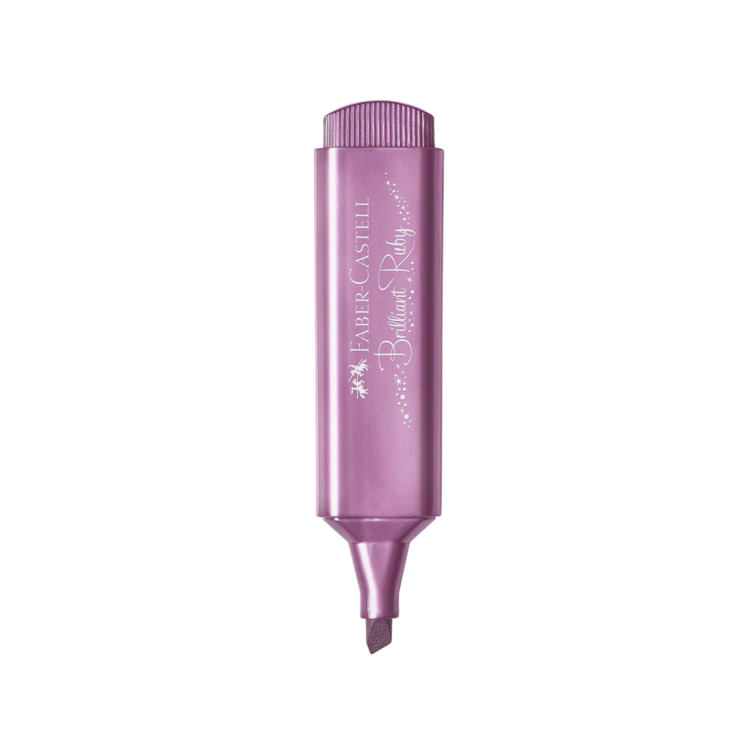 Faber-Castell Highlighter TL 46 Metallic Ruby — Faber-Castell marker — premium stationery and lifestyle, at Cityluxe Singapore