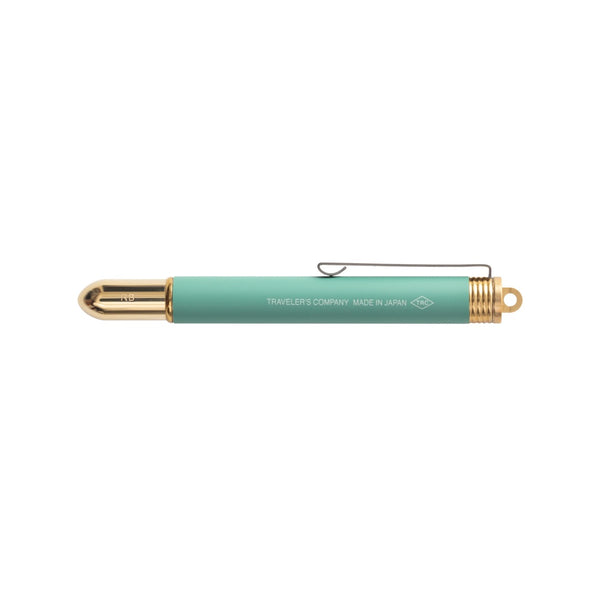 画像をギャラリービューアに読み込む, TRAVELER’S COMPANY BRASS Rollerball Pen Limited Edition - Factory Green
