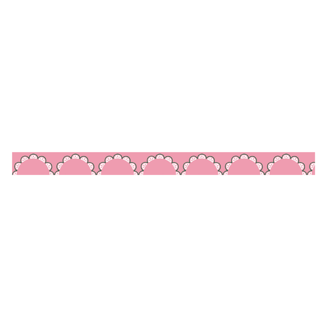 MT 1P Kamoi Retro Design Washi Tape - Floral Lace