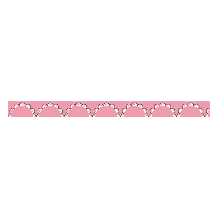 MT 1P Kamoi Retro Design Washi Tape - Floral Lace