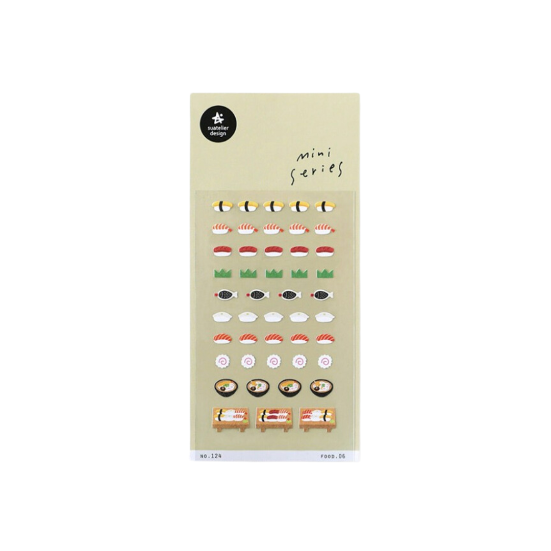 Suatelier Mini Series Sticker - Food.06 Sushi — in use