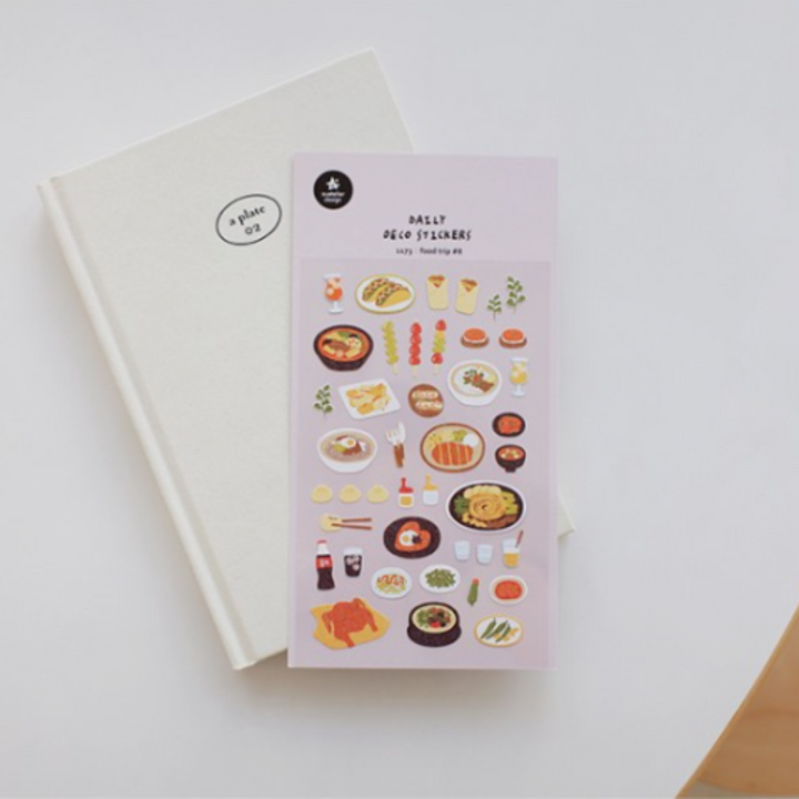 Suatelier Daily Deco Sticker - Food Trip 