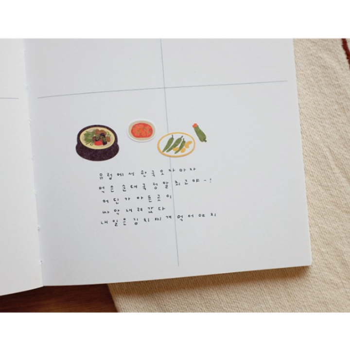 Suatelier Daily Deco Sticker - Food Trip 