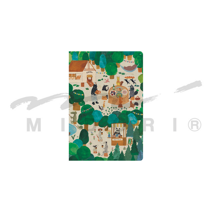 Midori Yuru Log Notebook [B6] - Forest Animal