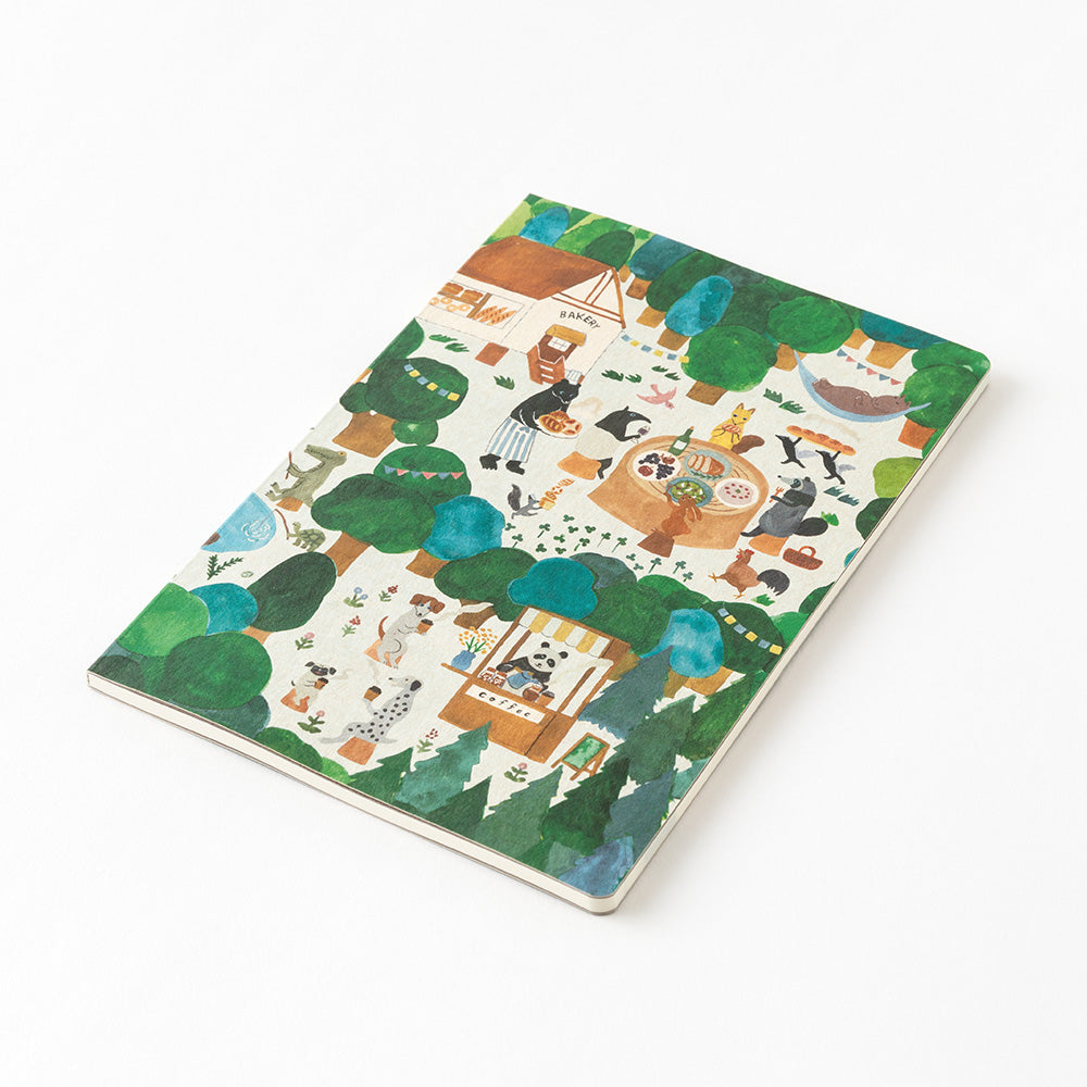 Midori Yuru Log Notebook [B6] - Forest Animal