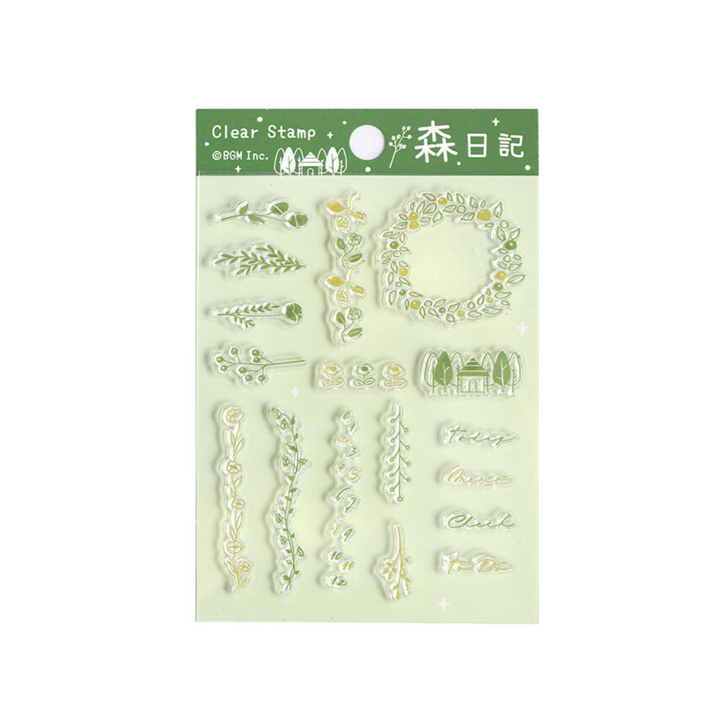 BGM Clear Stamp: Diary - Forest Diary