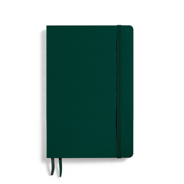 将图片加载到图库查看器，Leuchtturm1917 B6+ Softcover Paperback Notebook - Ruled / Forest Green
