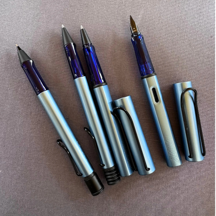 LAMY AL-Star Fountain Pen - Aquatic — flat lay