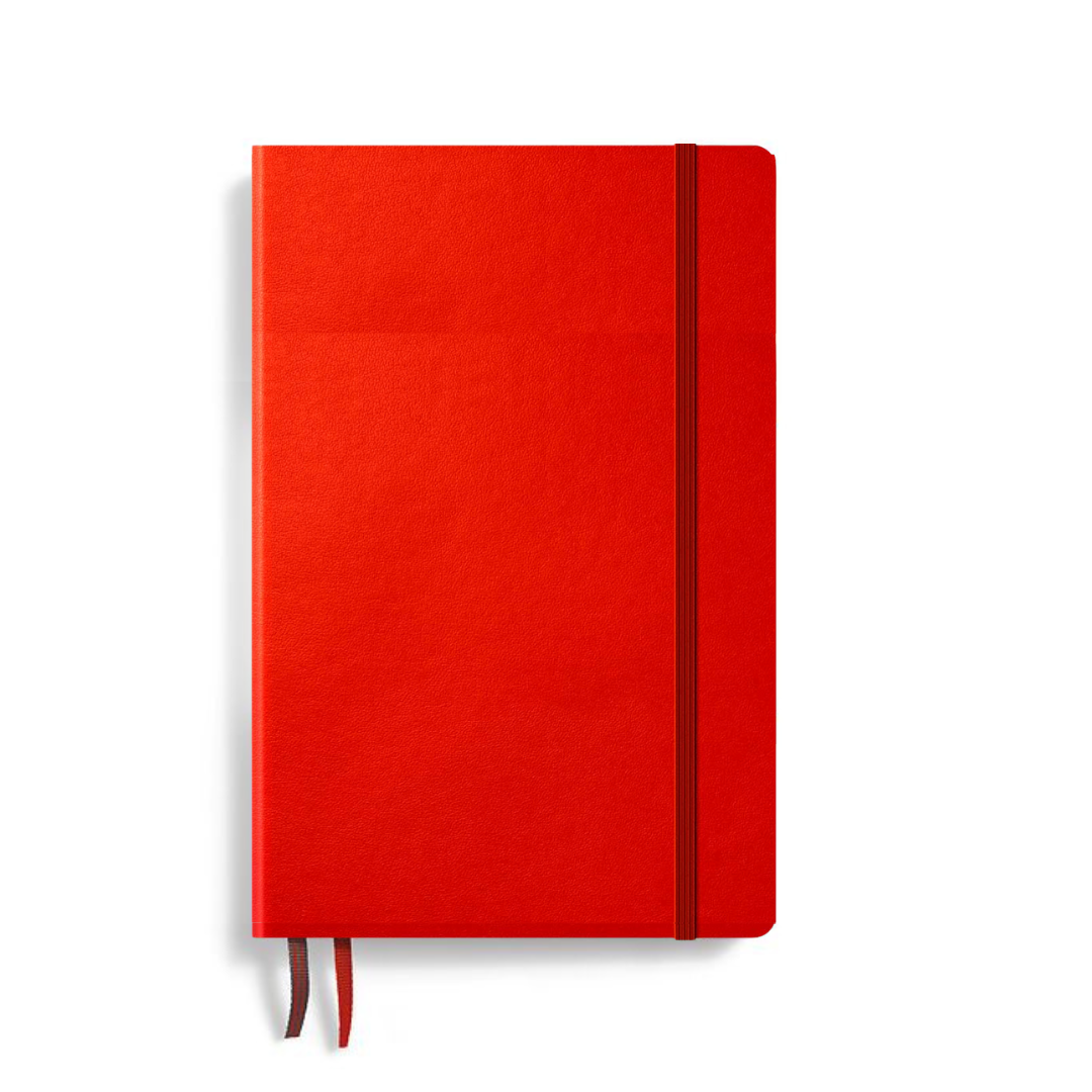 Leuchtturm1917 B6+ Softcover Paperback Notebook in Ruled / Fox Red — Leuchtturm1917 notebook — quality writing journal with premium paper, at Cityluxe Singapore stationery store