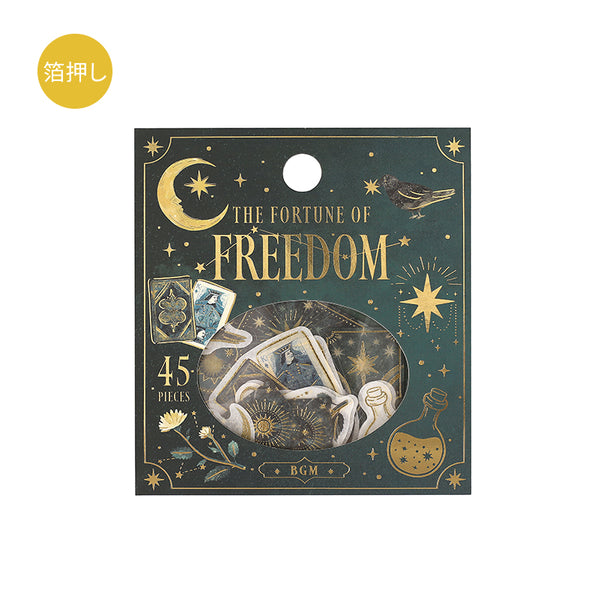 Load image into Gallery viewer, BGM Foil Stamping Flake Seal: Fortune - Freedom
