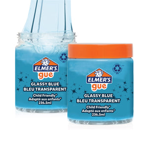 Elmer’s Gue (236ml) - Glassy Blue Bleu Transparent