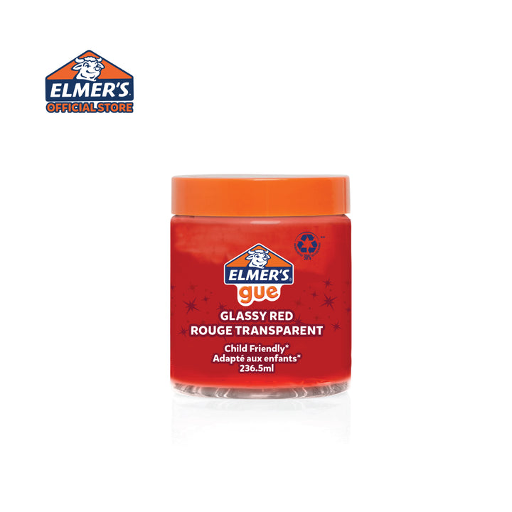 Elmer’s Gue (236ml) - Glassy Red Rouge Transparent