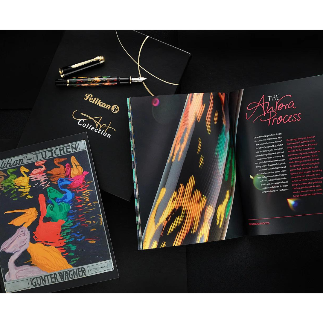 Pelikan Souveran Special Edition M600 Art Collection Fountain Pen in Glauco Cambon [Pre-Order] — Pelikan fountain pen — precision nib writing instrument, at Cityluxe Singapore stationery store