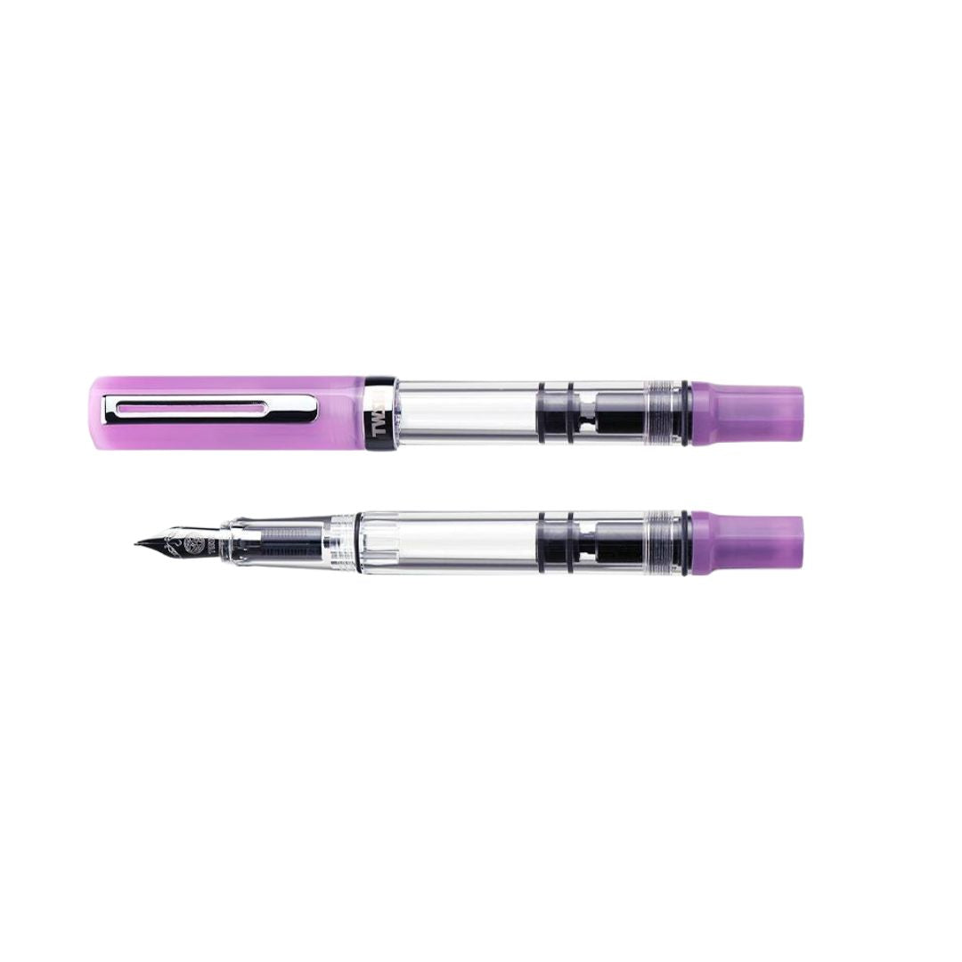 TWSBI ECO Fountain Pen Glow Purple — TWSBI fountain pen — precision nib writing instrument, at Cityluxe Singapore stationery store