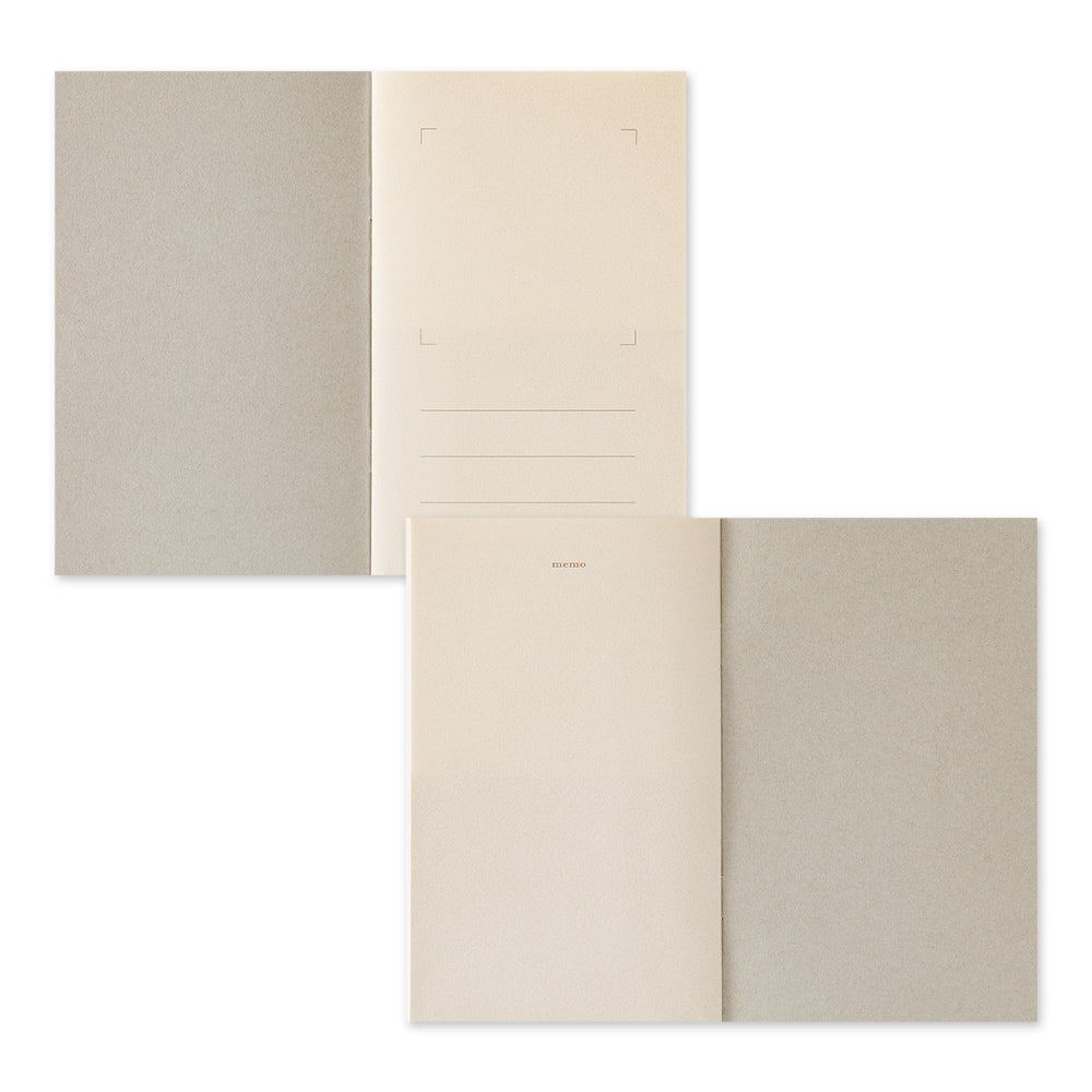 Midori Sticker Book with Pocket in Gray — Midori decorative sticker — for journaling, planners and scrapbooking, at Cityluxe Singapore
