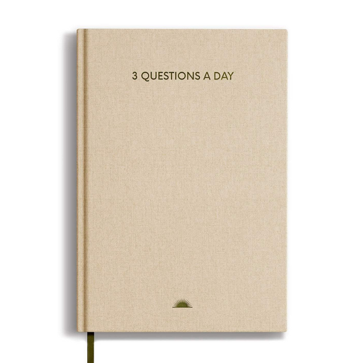 Chai Sunrise 3 Questions a Day Journal in Green — Chai Sunrise notebook — quality writing journal with premium paper, at Cityluxe Singapore stationery store