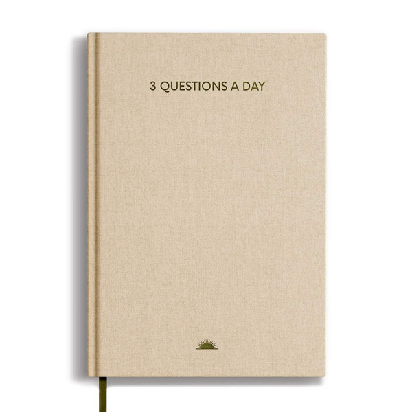 Load image into Gallery viewer, Chai Sunrise 3 Questions a Day Journal - Green
