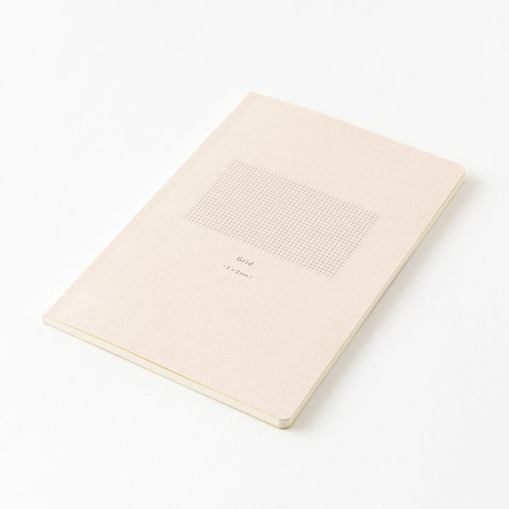 Midori Yuru Log Notebook [B6] in Grid 2x2mm — Midori notebook — quality writing journal with premium paper, at Cityluxe Singapore stationery store