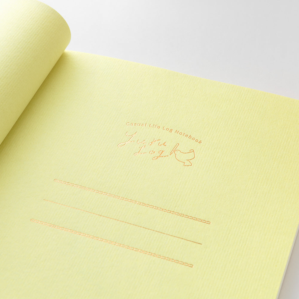 Midori Yuru Log Notebook [B6] in Grid 2x2mm — Midori notebook — quality writing journal with premium paper, at Cityluxe Singapore stationery store