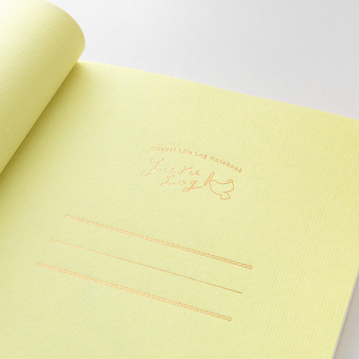 Midori Yuru Log Notebook [B6] in Grid 2x2mm — Midori notebook — quality writing journal with premium paper, at Cityluxe Singapore stationery store