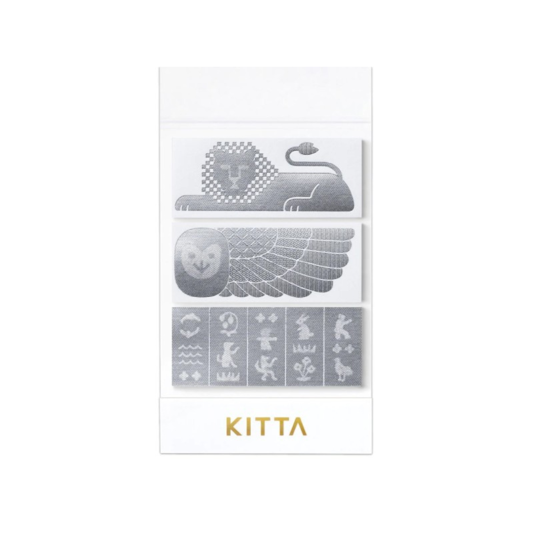 KITTA Special Foil-Type Changing Design Sticker in Hekiga — KITTA decorative sticker — for journaling, planners and scrapbooking, at Cityluxe Singapore