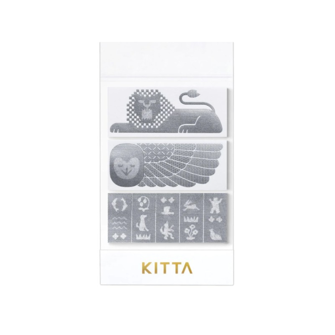 KITTA Special Foil-Type Changing Design Sticker in Hekiga — KITTA decorative sticker — for journaling, planners and scrapbooking, at Cityluxe Singapore