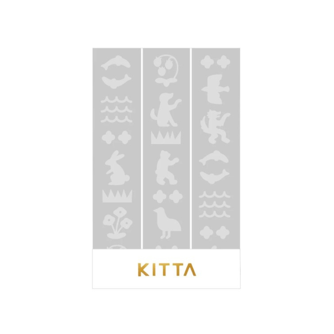 KITTA Special Foil-Type Changing Design Sticker in Hekiga — KITTA decorative sticker — for journaling, planners and scrapbooking, at Cityluxe Singapore
